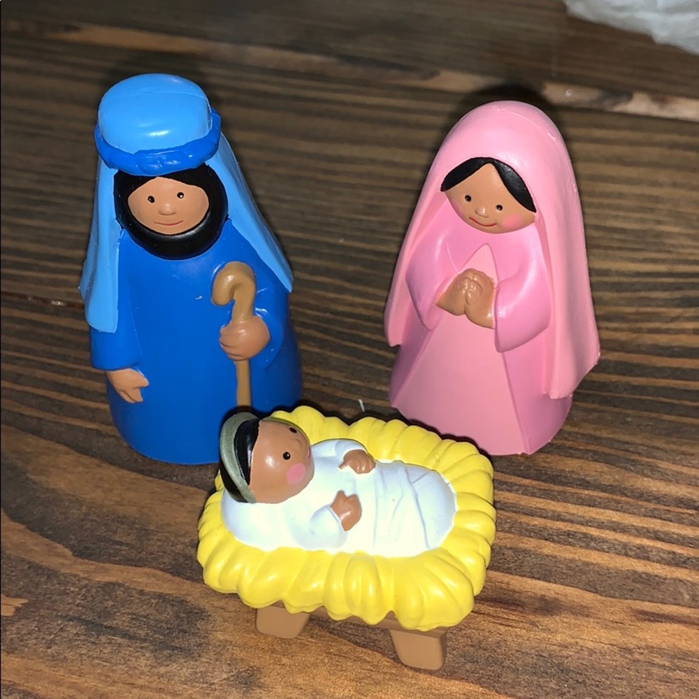 My first Christmas nativity set